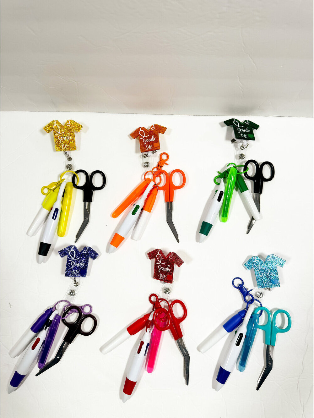 Nurse Gift Set with Badge Clip, Mini Light, Highlighter, Pen